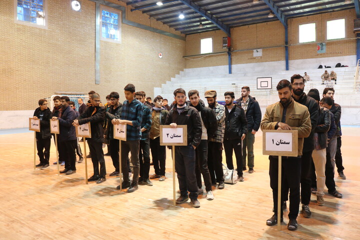 تصاویر/ افتتاحیه چهارمین جشنواره فرهنگی ورزشی طلاب بسیجی استان سمنان