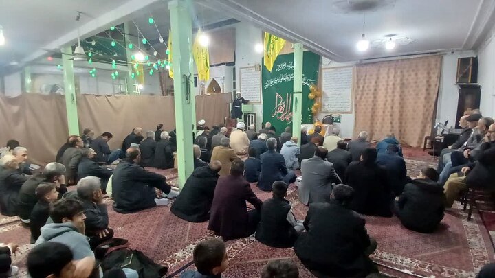 تصاویر/مراسم جشن ولادت حضرت فاطمه (س) در مسجد فاطمیه(س) بیجار