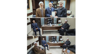 شیخ القطّان در دیدار جمیل حایِک، بر وحدت ملی و حمایت از مسئله فلسطین تأکید کرد