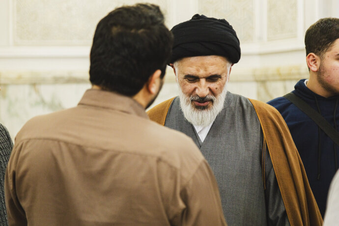 تصاویر/ درس اخلاق حجت الاسلام یزدان‌پناه در مدرسه عالی شهید مطهری