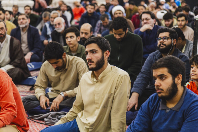 تصاویر/ درس اخلاق حجت الاسلام یزدان‌پناه در مدرسه عالی شهید مطهری