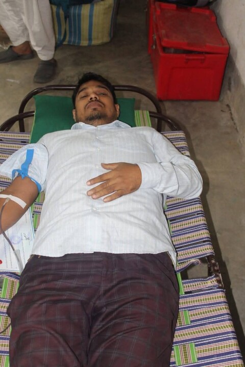 হজরত ফাতিমা জাহরা (সা.আ.)–এর জন্মদিবস উপলক্ষে রক্তদান শিবিরের আয়োজন