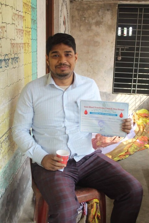 হজরত ফাতিমা জাহরা (সা.আ.)–এর জন্মদিবস উপলক্ষে রক্তদান শিবিরের আয়োজন