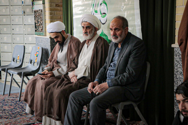 تصاویر/برگزاری آیین جشن میلاد حضرت زهرا (س) در مدرسه علمیه آیت‌الله آخوند (ره)