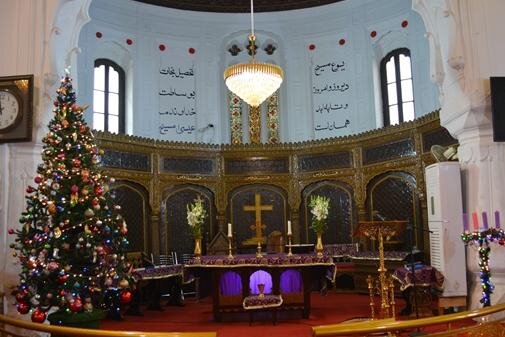 کتیبه های فارسی در کلیسای پیشاور پاکستان