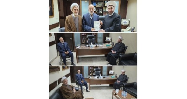 شیخ القطّان در دیدار جمیل حایِک، بر وحدت ملی و حمایت از مسئله فلسطین تأکید کرد