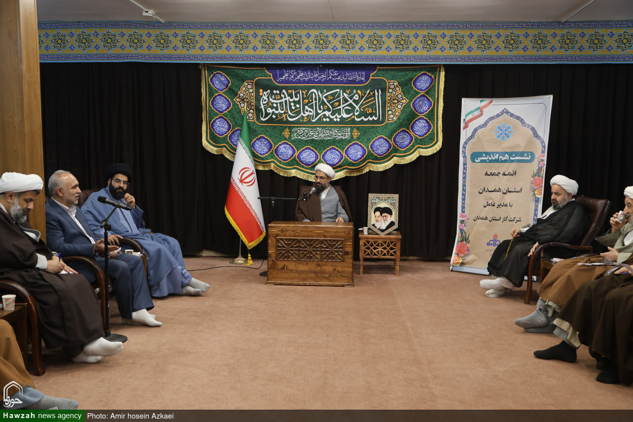 تصاویر / نشست هم اندیشی ائمه جمعه استان همدان با مدیرعامل شرکت گاز استان