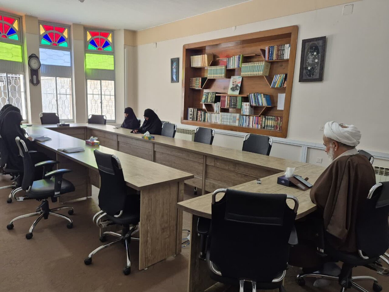 تصاویر/ جلسه اخلاق مدیریت حوزه علمیه خواهران‌ استان کرمان