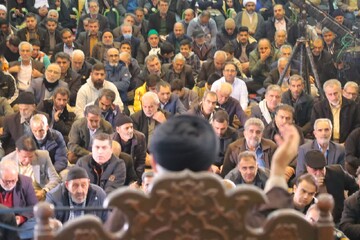 تصاویر/ مراسم دعای ندبه با عنوان «اجتماع قلوب» در مصلای بزرگ اسلامشهر