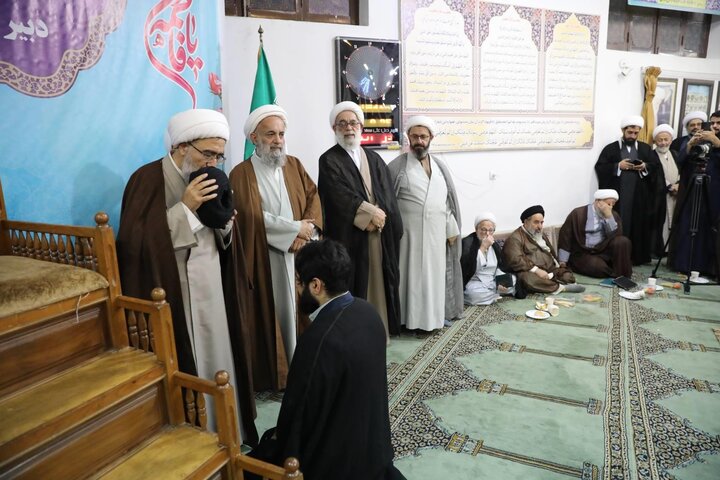 مراسم عمامه گذاری طلاب مدرسه علمیه خاتم الانبیاء بابل