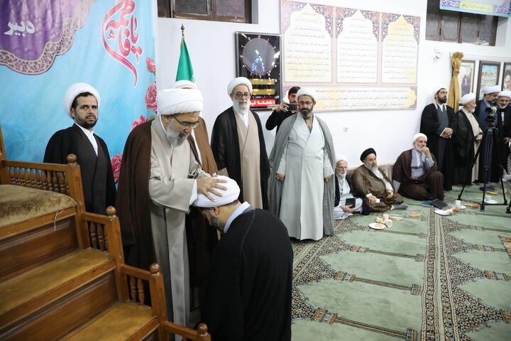 مراسم عمامه گذاری طلاب مدرسه علمیه خاتم الانبیاء بابل