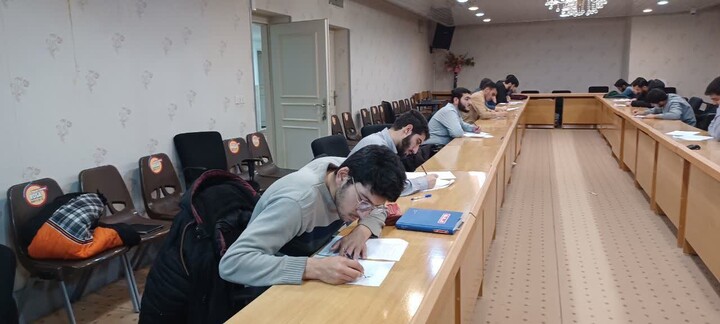 تصاویر / آزمون شناسایی دوره سیزدهم استعداد برتر حوزه‌های علمیه در بناب