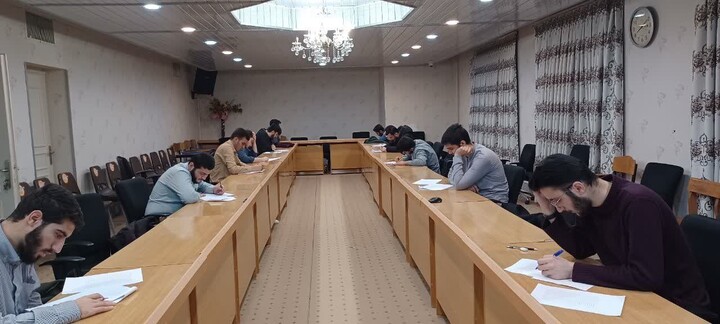 تصاویر / آزمون شناسایی دوره سیزدهم استعداد برتر حوزه‌های علمیه در بناب