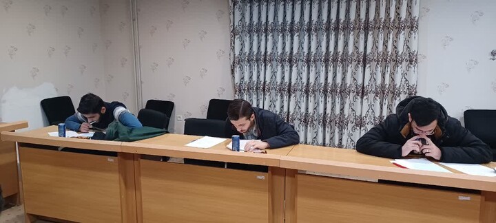 تصاویر / آزمون شناسایی دوره سیزدهم استعداد برتر حوزه‌های علمیه در بناب