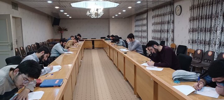 تصاویر / آزمون شناسایی دوره سیزدهم استعداد برتر حوزه‌های علمیه در بناب