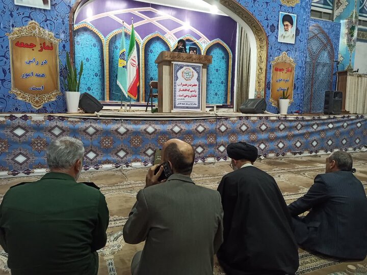 تصاویر/ نمازعبادی سیاسی جمعه کاشان