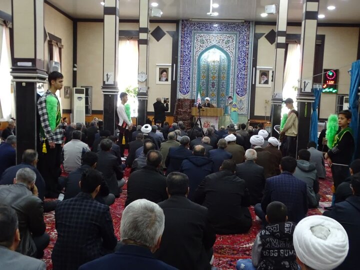 تصاویر/ اقامه نماز جمعه شهرستان چهاربرج