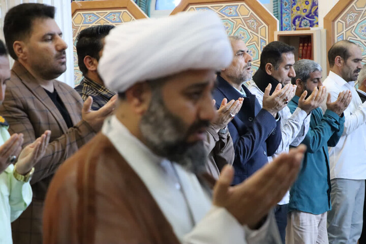 نماز جمعه خارگ به روایت تصویر