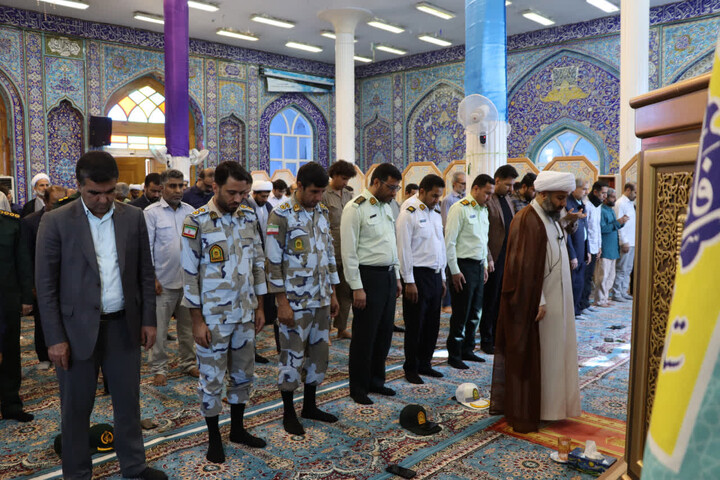 نماز جمعه خارگ به روایت تصویر