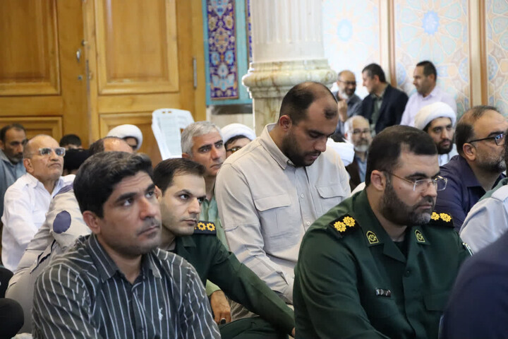 نماز جمعه خارگ به روایت تصویر