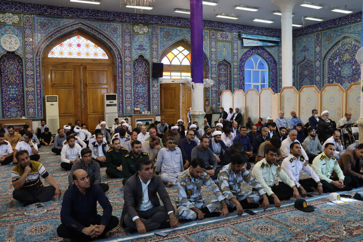 نماز جمعه خارگ به روایت تصویر