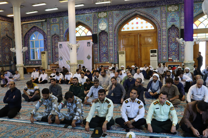 نماز جمعه خارگ به روایت تصویر