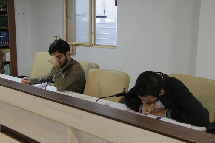 تصاویر/ آزمون استعدادسنجی طلاب حوزه علمیه بوشهر