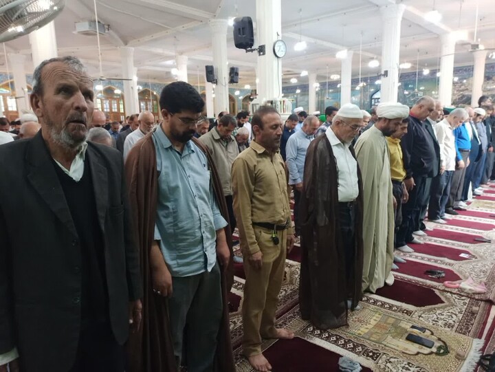 نماز جمعه برازجان به روایت تصویر