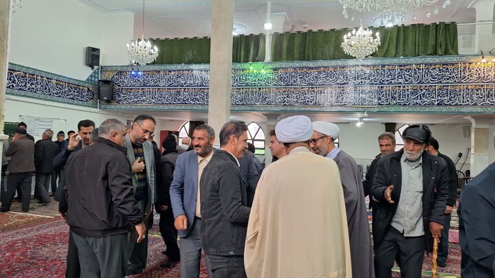 نمازجمعه ترکنمچای به روایت تصویر