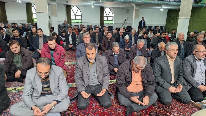 نمازجمعه ترکنمچای به روایت تصویر