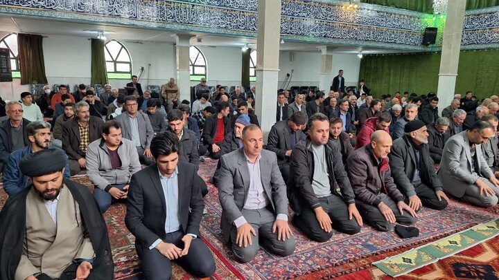 نمازجمعه ترکنمچای به روایت تصویر