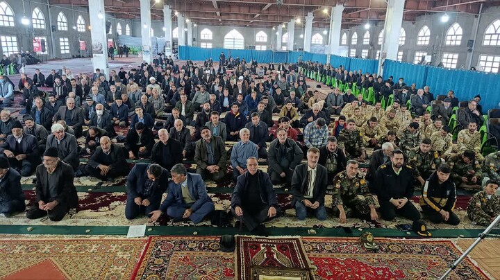 نمازجمعه سراب به روایت تصویر