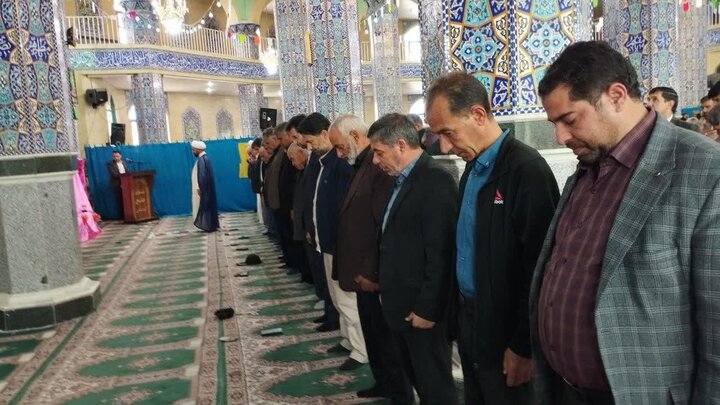 تصاویر/ اقامه نماز جمعه شهر کوهبنان