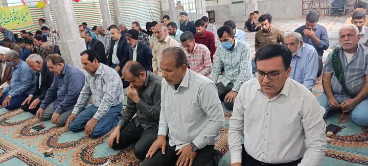 تصاویر/ اقامه نماز جمعه شهر نودژ