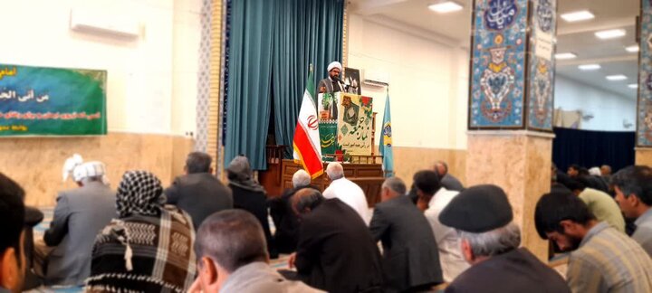 آیین عبادی سیاسی نماز جمعه شهرستان نیمروز