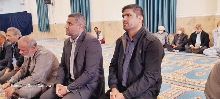 آیین عبادی سیاسی نماز جمعه شهرستان نیمروز