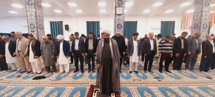 آیین عبادی سیاسی نماز جمعه شهرستان نیمروز