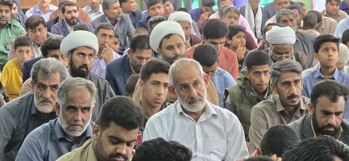 تصاویر/ اقامه نماز جمعه شهر ریگان