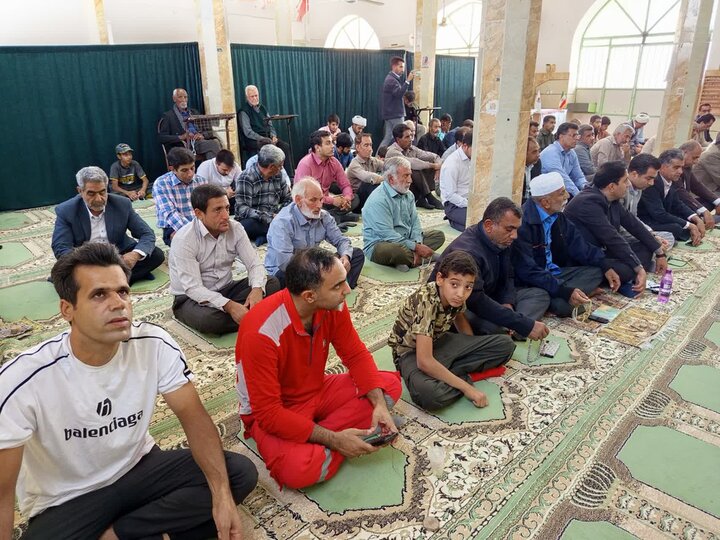 تصاویر/ اقامه نماز جمعه شهر بخش اسماعیلی