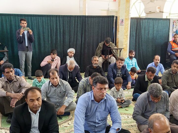 تصاویر/ اقامه نماز جمعه شهر بخش اسماعیلی