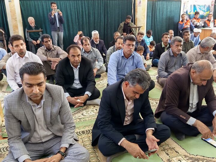 تصاویر/ اقامه نماز جمعه شهر بخش اسماعیلی