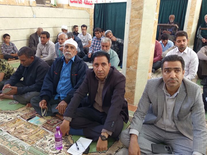 تصاویر/ اقامه نماز جمعه شهر بخش اسماعیلی