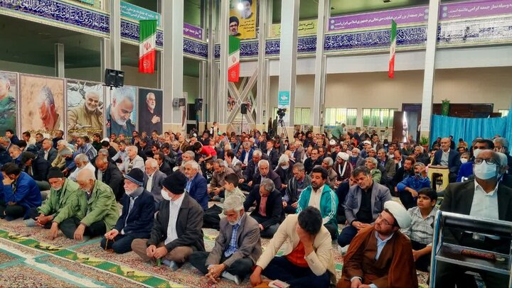 تصاویر/ اقامه نماز جمعه شهر رابر