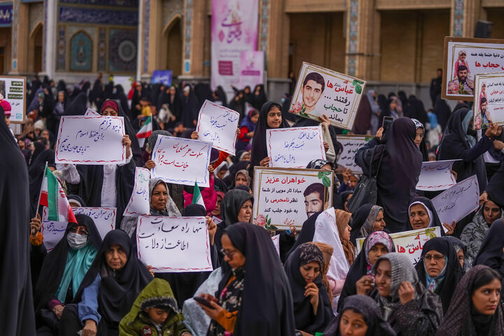 تصاویر| میثاق بانوان شیرازی با میراث فاطمی عفاف و حجاب