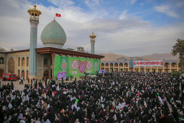 تصاویر| میثاق بانوان شیرازی با میراث فاطمی عفاف و حجاب