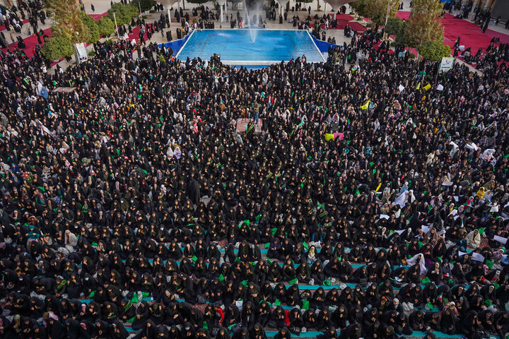 تصاویر| میثاق بانوان شیرازی با میراث فاطمی عفاف و حجاب