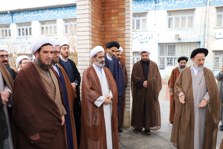 تصاویر/ آیین تکریم و معارفه سرپرست مدرسه علمیه امیرالمومنین (ع) تبریز