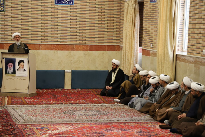 تصاویر/ آیین تکریم و معارفه سرپرست مدرسه علمیه امیرالمومنین (ع) تبریز