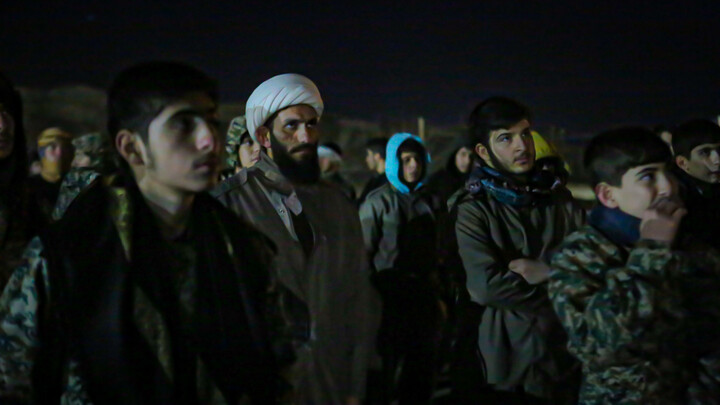 تصاویر/رزمایش میدانی گردان بیت‌المقدس بسیج طلاب همدان