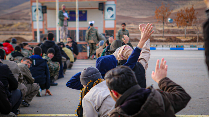 تصاویر/رزمایش میدانی گردان بیت‌المقدس بسیج طلاب همدان